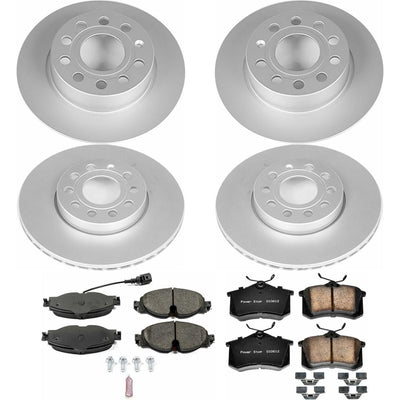 Power Stop 15-16 Volkswagen Golf Front & Rear Z23 Evolution Sport Coated Brake Kit