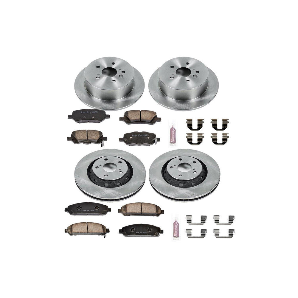 Power Stop 09-16 Toyota Venza Front & Rear Autospecialty Brake Kit