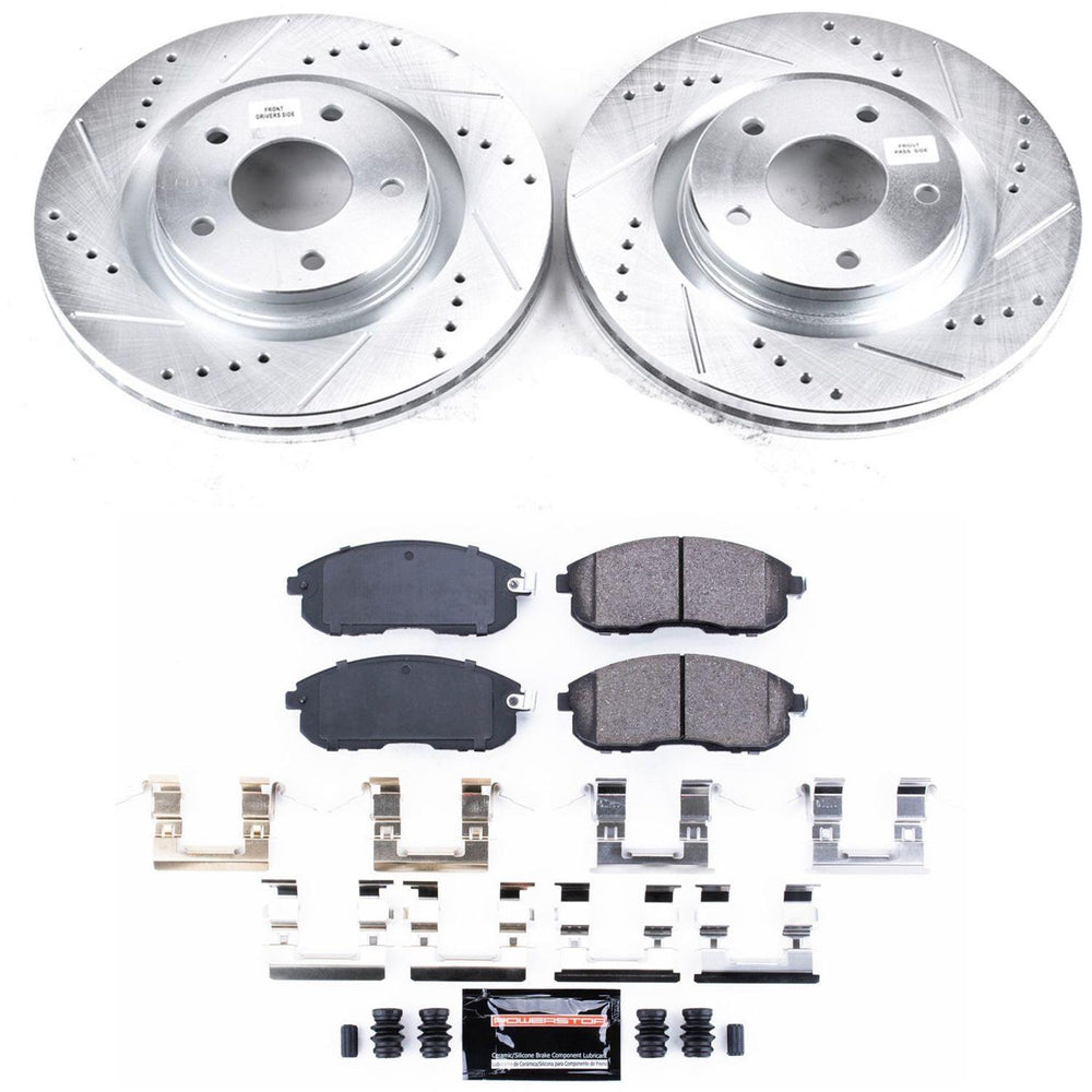 Power Stop 2019 Nissan Sentra Front Z23 Evolution Sport Brake Kit w/Calipers