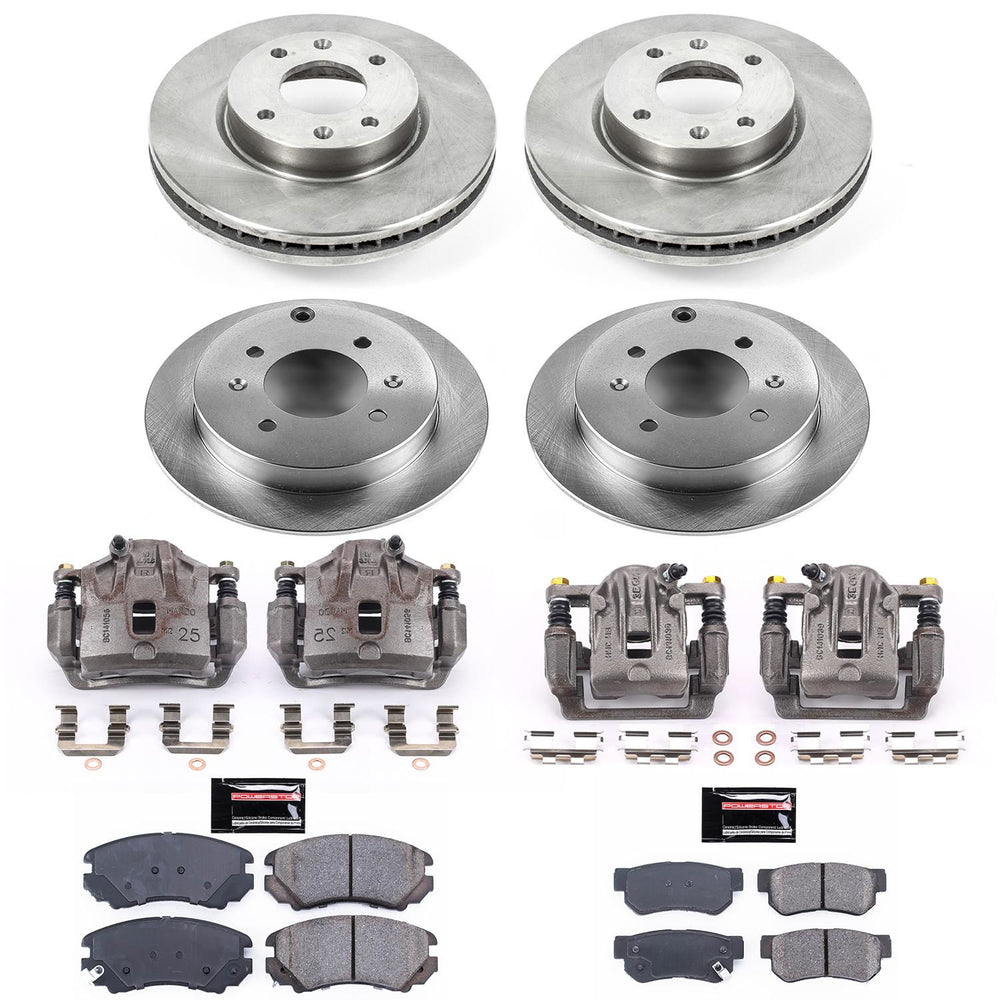 Power Stop 03-05 Hyundai Sonata Front & Rear Autospecialty Brake Kit w/Calipers