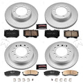 Power Stop 01-02 Toyota Sequoia Front & Rear Z17 Evolution Geomet Coated Brake Kit