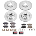 Power Stop 2017 Kia Optima Front & Rear Z17 Evolution Geomet Coated Brake Kit