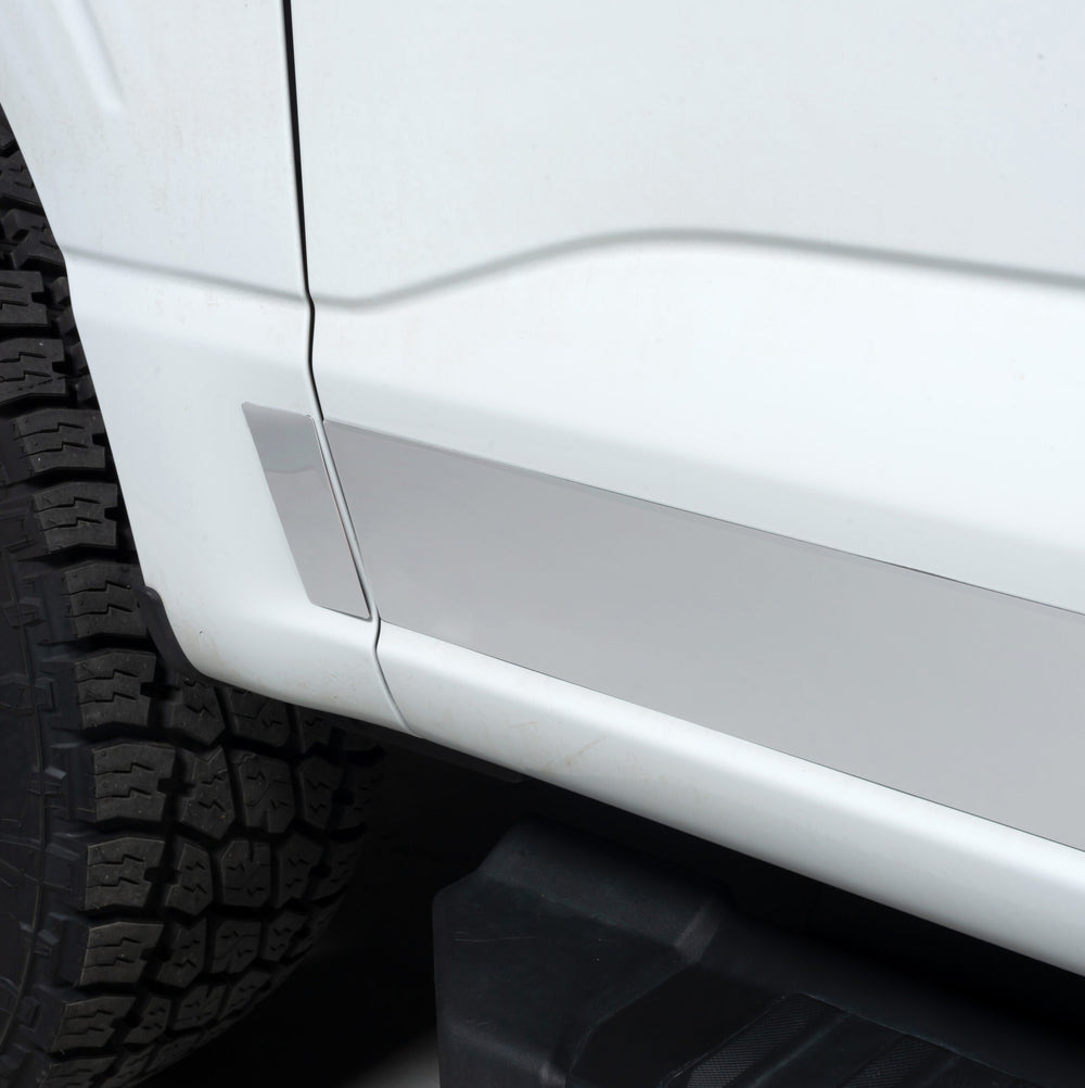 Putco 07-13 Chevy Silv Reg Cab 6.5ft Standard Box - 6in Wide - 12pcs Black Platinum Rocker Panels