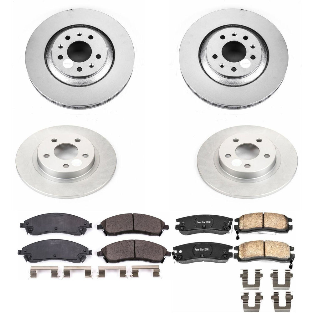 Power Stop 04-05 Pontiac Bonneville Front & Rear Z17 Evolution Geomet Coated Brake Kit