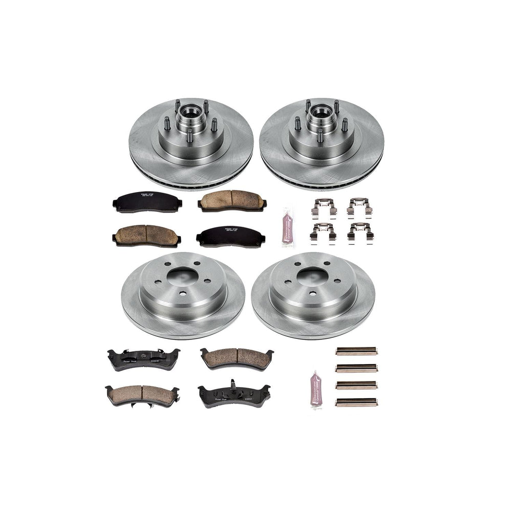Power Stop 01-02 Ford Explorer Sport Front & Rear Autospecialty Brake Kit