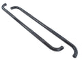 3" ROUND SIDE BARS MILD STEEL BLACK