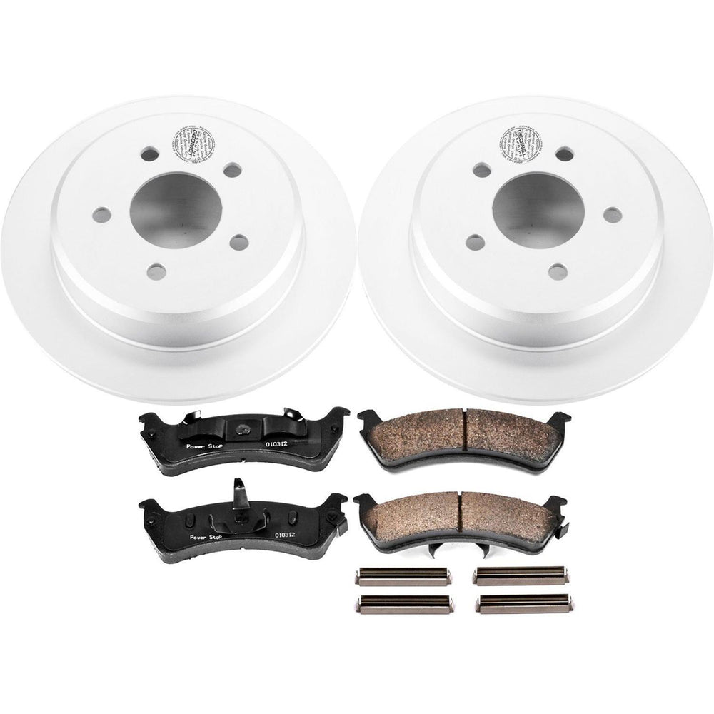 Power Stop 95-01 Ford Explorer Front & Rear Z17 Evolution Geomet Coated Brake Kit