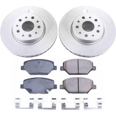 Power Stop 16-19 Chevrolet Camaro Front & Rear Z17 Evolution Geomet Coated Brake Kit