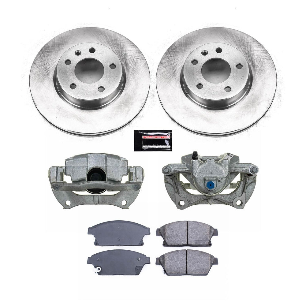 Power Stop 13-16 Cadillac ATS Front Autospecialty Kit w/Calipers