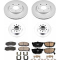 Power Stop 04-06 Hyundai Tiburon Front & Rear Z17 Evolution Geomet Coated Brake Kit
