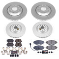 Power Stop 12-17 Volkswagen CC Front & Rear Z23 Evolution Sport Coated Brake Kit
