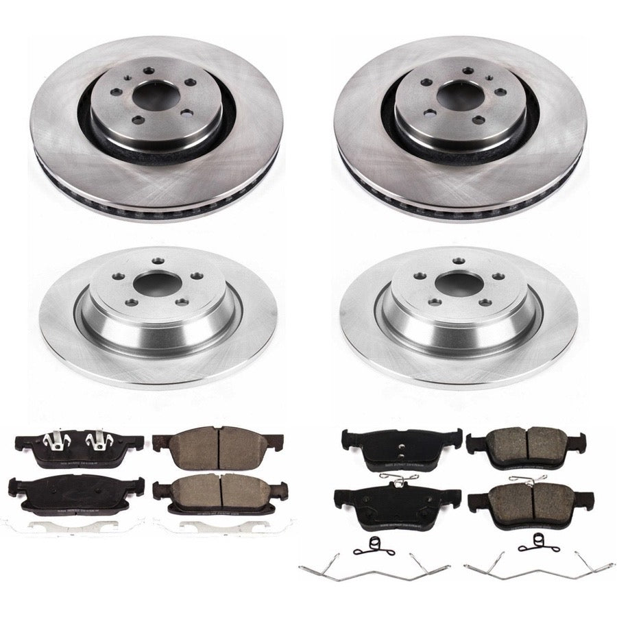 Power Stop 17-18 Lincoln Continental Front & Rear Autospecialty Brake Kit