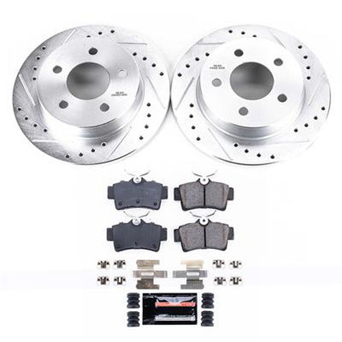 Power Stop 94-98 Ford Mustang Front & Rear Z23 Evolution Sport Brake Kit
