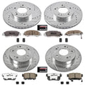 Power Stop 97-01 Honda Prelude Front & Rear Z26 Street Warrior Brake Kit