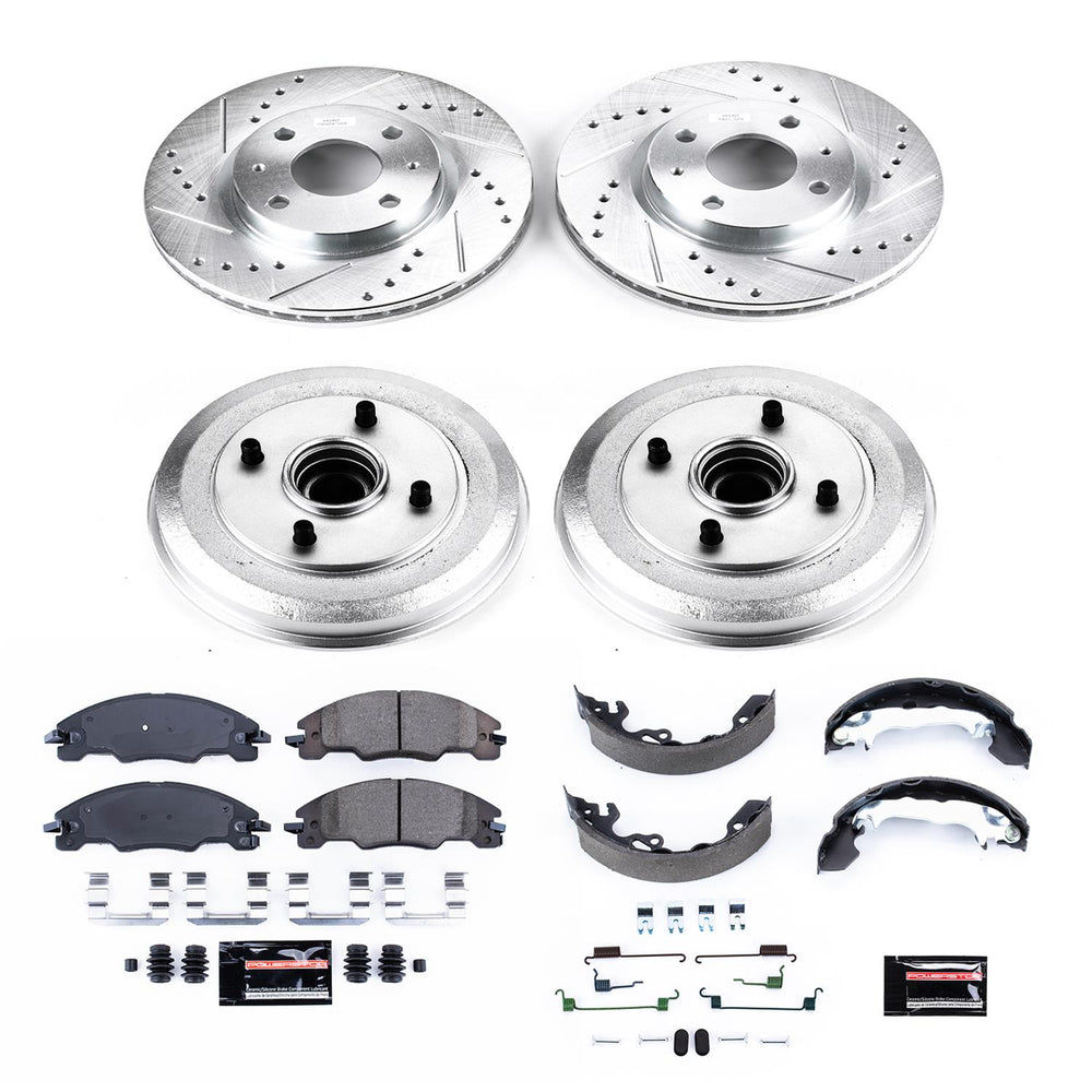 Power Stop 2008 Ford Focus Front & Rear Z23 Evolution Sport Brake Kit