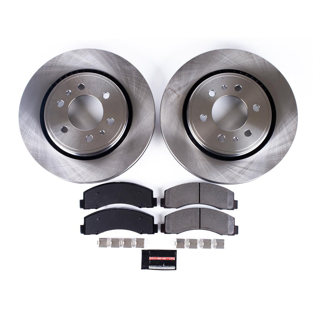 Power Stop 2018 Ford Expedition Front & Rear Autospecialty Brake Kit
