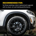 Power Stop 2019 Cadillac CTS Front & Rear Z17 Coated Brake Kit