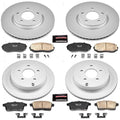 Power Stop 07-09 Ford Edge Front & Rear Z17 Evolution Geomet Coated Brake Kit