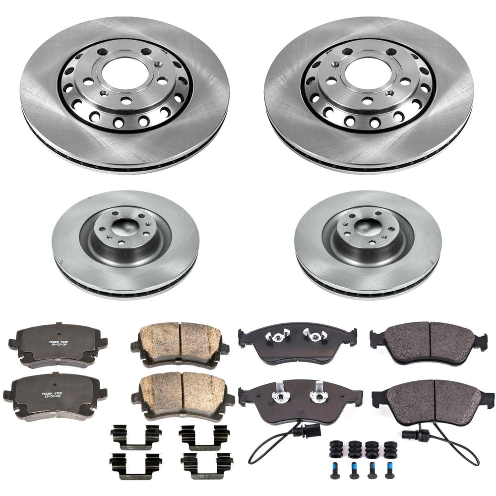 Power Stop 03-10 Audi A8 Quattro Front & Rear Autospecialty Brake Kit