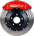 RED CALIPER/DRILLED ROTOR
