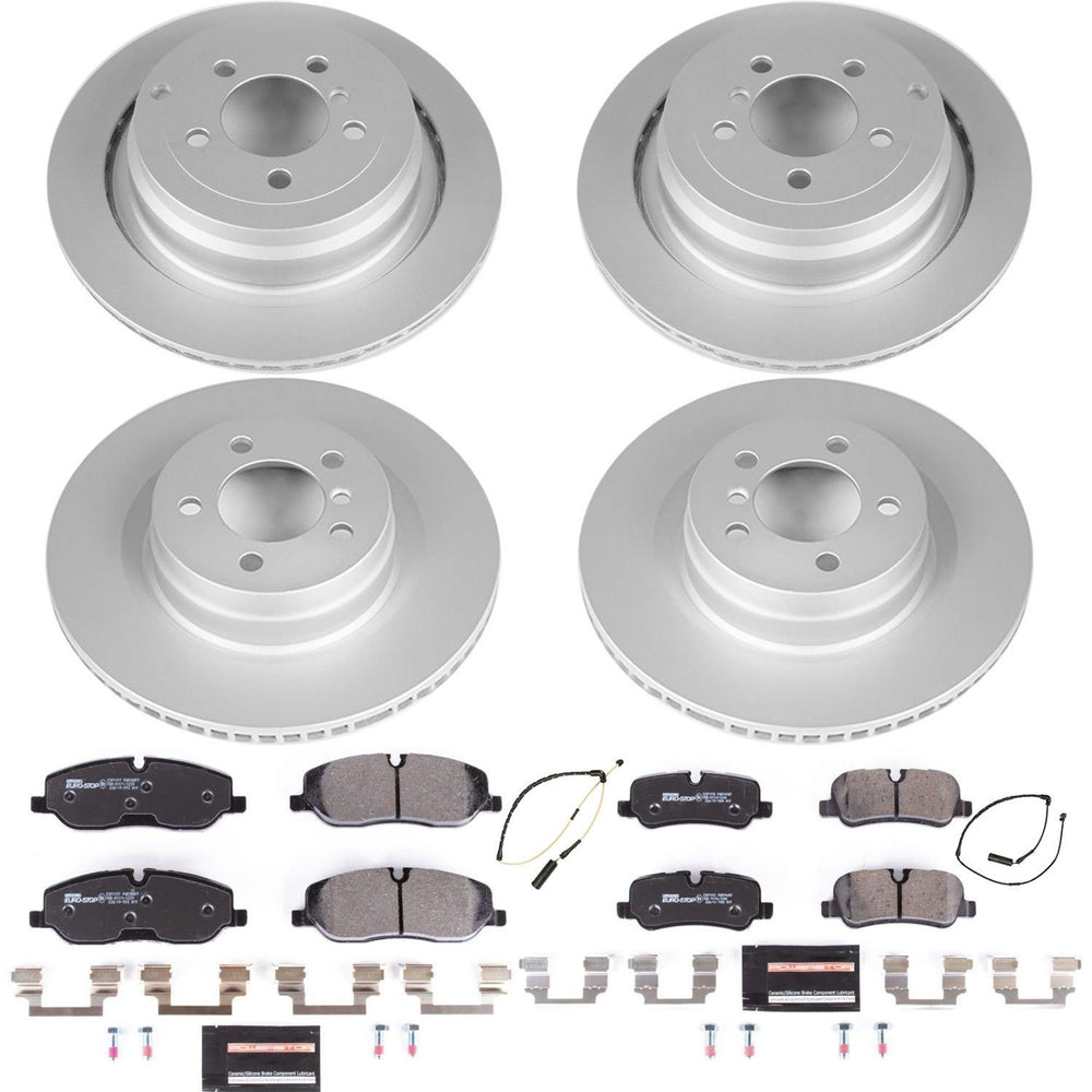 Power Stop 06-09 Land Rover Range Rover Front & Rear Euro-Stop Brake Kit