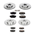 Power Stop 94-00 Ford Taurus Front & Rear Z23 Evolution Sport Brake Kit