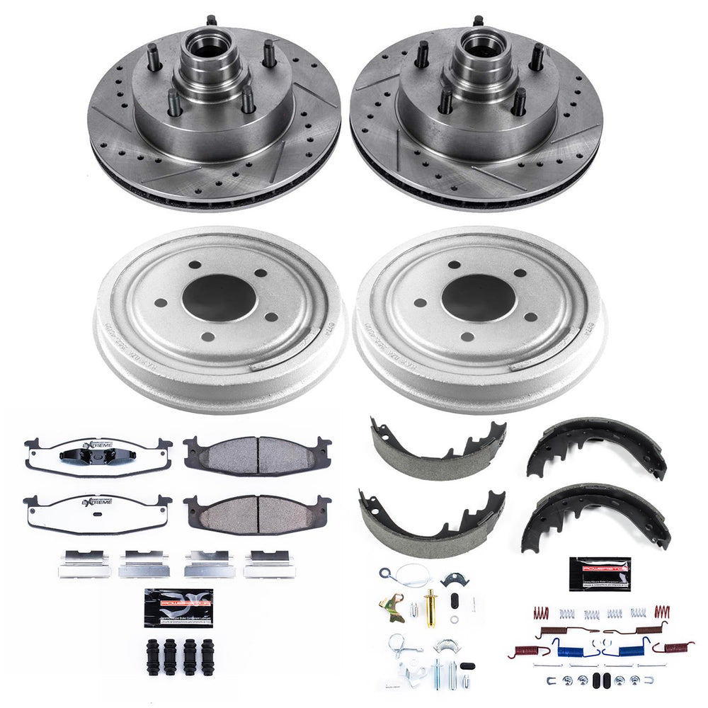 Power Stop 94-96 Ford E-150 Front & Rear Z36 Truck & Tow Brake Kit