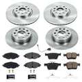 Power Stop 15-18 Audi A3 Front & Rear Autospecialty Brake Kit