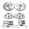 Power Stop 07-15 Audi Q7 Front & Rear Z26 Street Warrior Brake Kit
