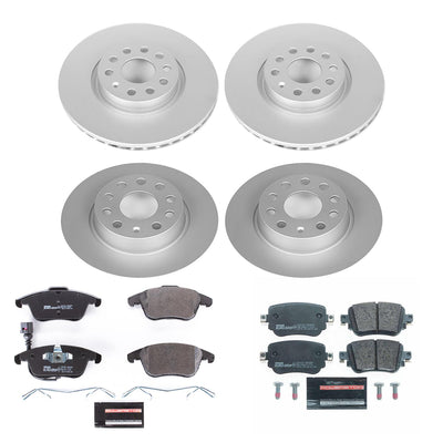 Power Stop 15-20 Volkswagen Passat Front & Rear Euro-Stop Brake Kit