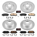 Power Stop 09-14 Nissan Maxima Front & Rear Z17 Evolution Geomet Coated Brake Kit