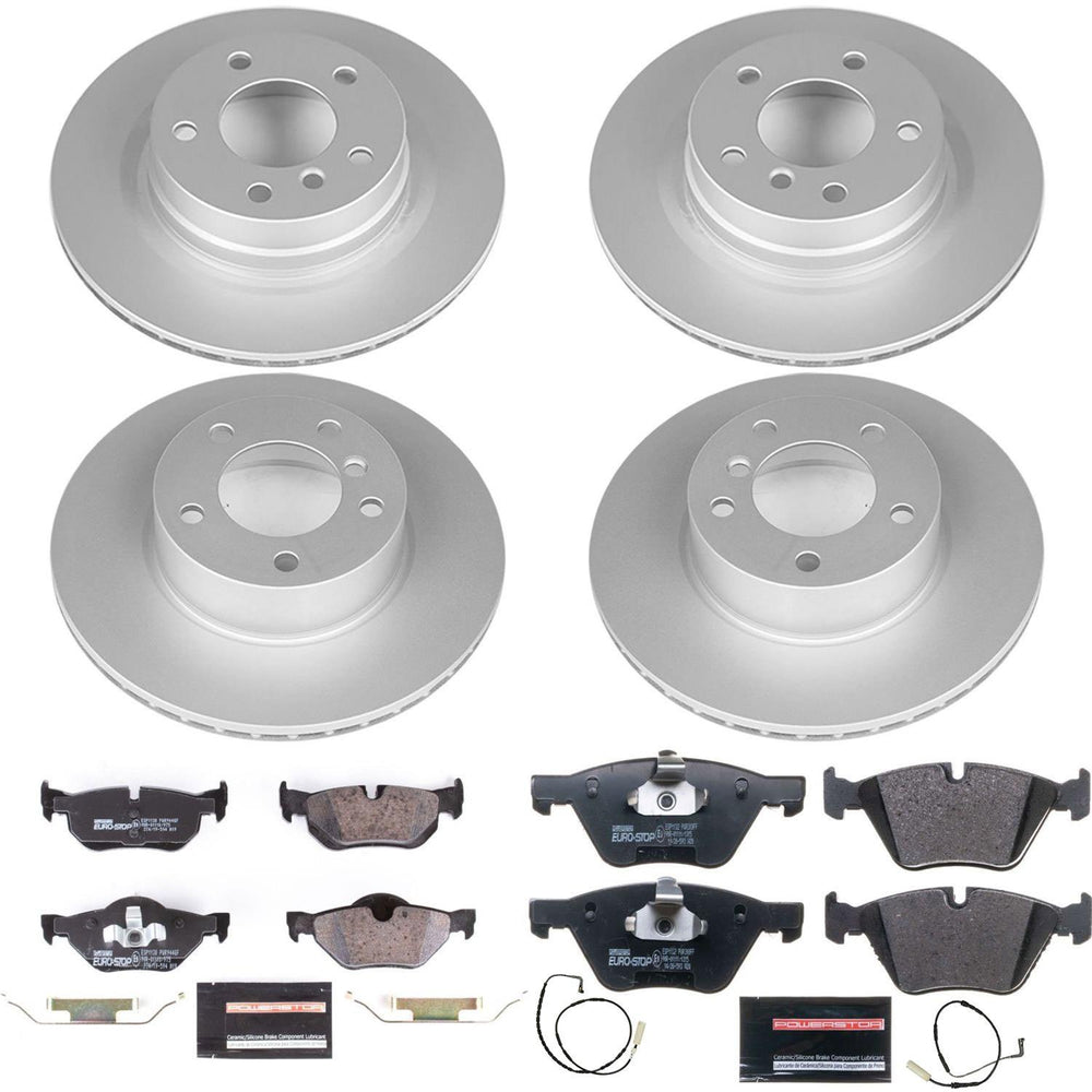 Power Stop 2007 BMW 328i Front & Rear Euro-Stop Brake Kit
