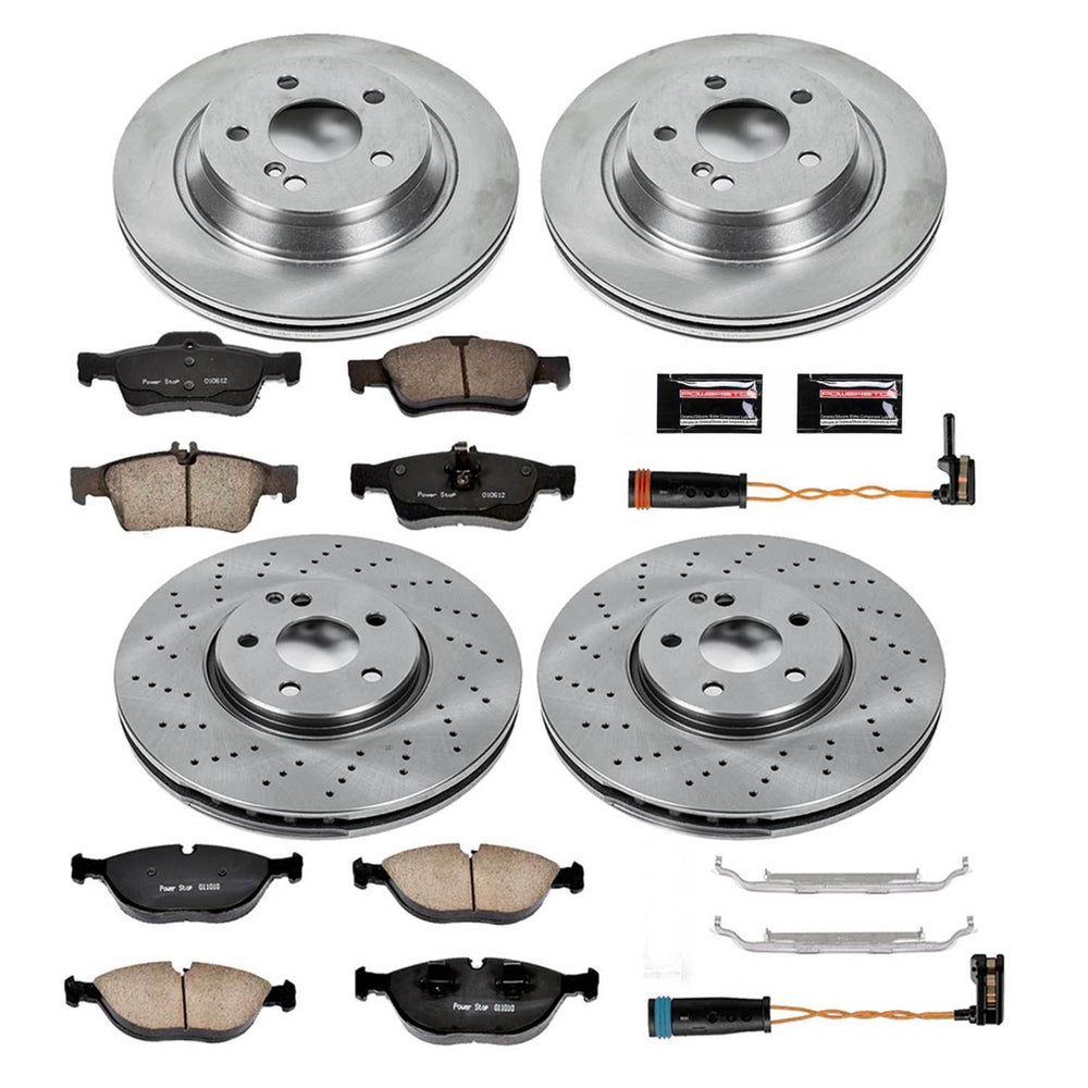 Power Stop 03-06 Mercedes-Benz S430 Front & Rear Autospecialty Brake Kit