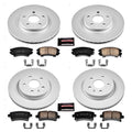 Power Stop 2017 Buick Regal Front & Rear Z17 Evolution Geomet Coated Brake Kit