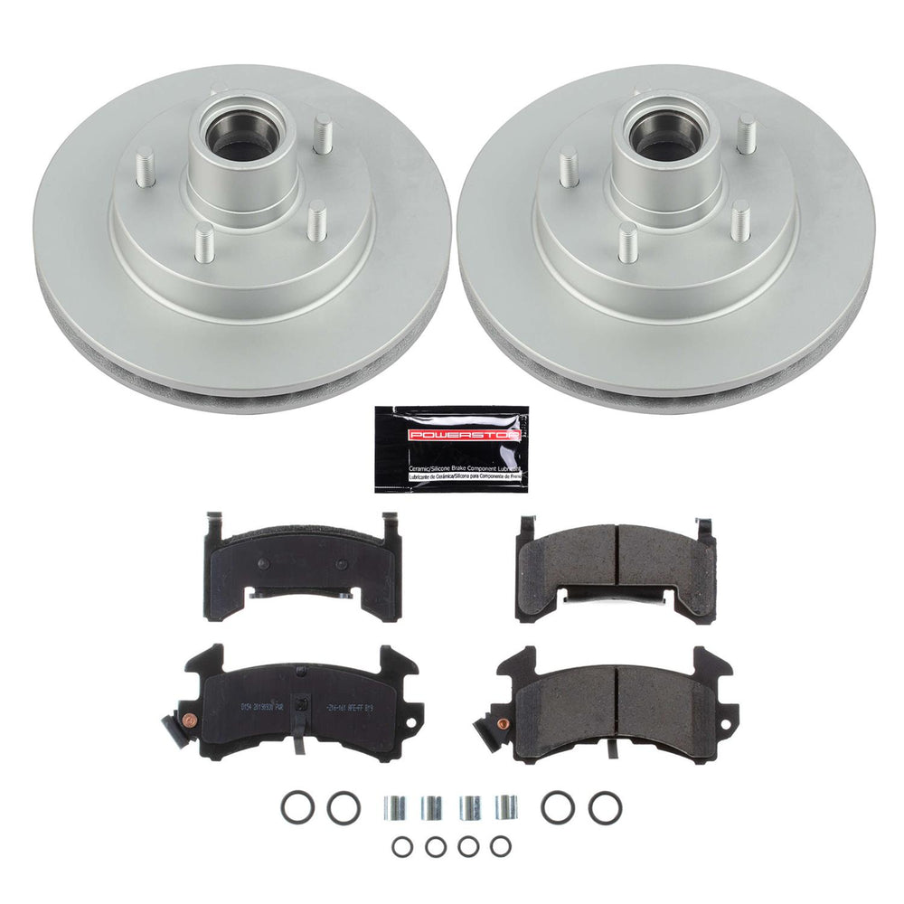 Power Stop 98-03 Chevrolet S10 Front & Rear Z17 Evolution Geomet Coated Brake Kit