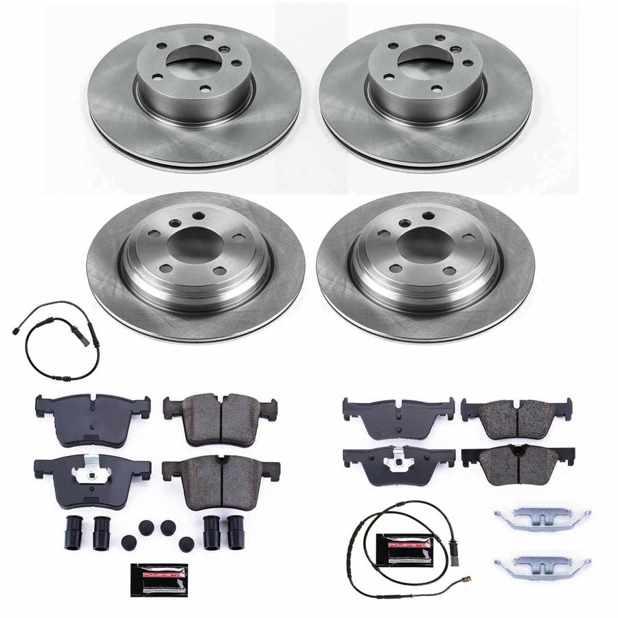 Power Stop 13-18 BMW 320i xDrive Front & Rear Autospecialty Brake Kit