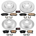 Power Stop 07-09 Acura RDX Front & Rear Z17 Evolution Geomet Coated Brake Kit