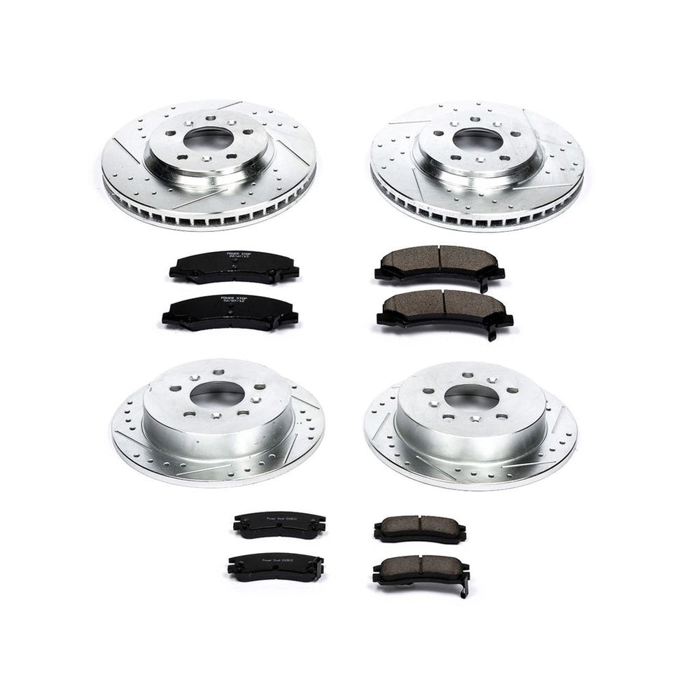 Power Stop 06-10 Chevrolet Impala Front & Rear Z23 Evolution Sport Brake Kit
