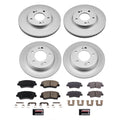 Power Stop 2016 Hyundai Veloster Front & Rear Z17 Coated Brake Kit