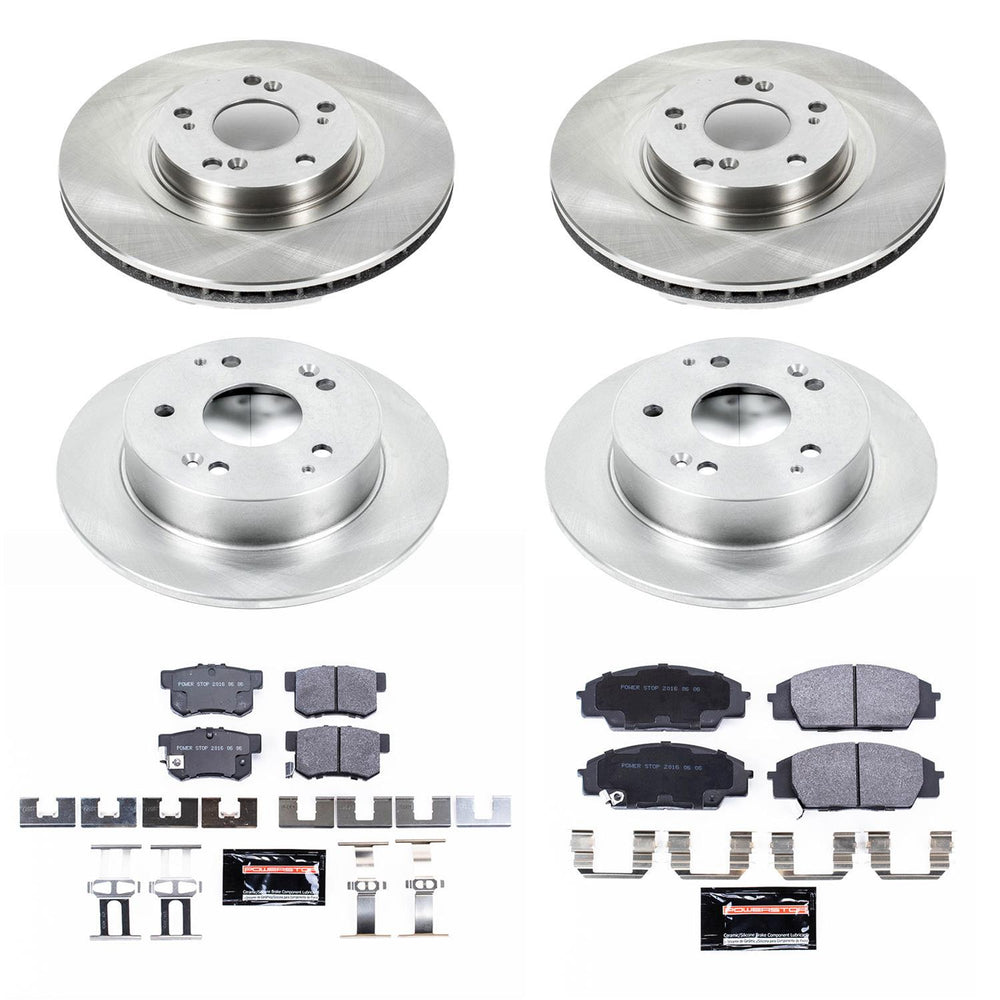 Power Stop 02-06 Acura RSX Front & Rear Track Day SPEC Brake Kit