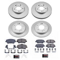 Power Stop 18-20 Hyundai Elantra GT Front & Rear Z17 Evolution Geomet Coated Brake Kit