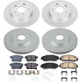 Power Stop 11-14 Acura TSX Front & Rear Z17 Evolution Geomet Coated Brake Kit