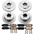 Power Stop 03-06 Kia Sorento Front & Rear Z17 Evolution Geomet Coated Brake Kit