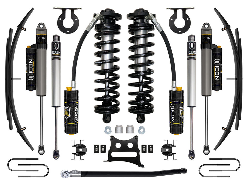 08-10 Ford F250/F350 2.5-3 Inch Lift Stage 4 Coilover System W/ Leaf Springs Icon Vehicle Dynamics