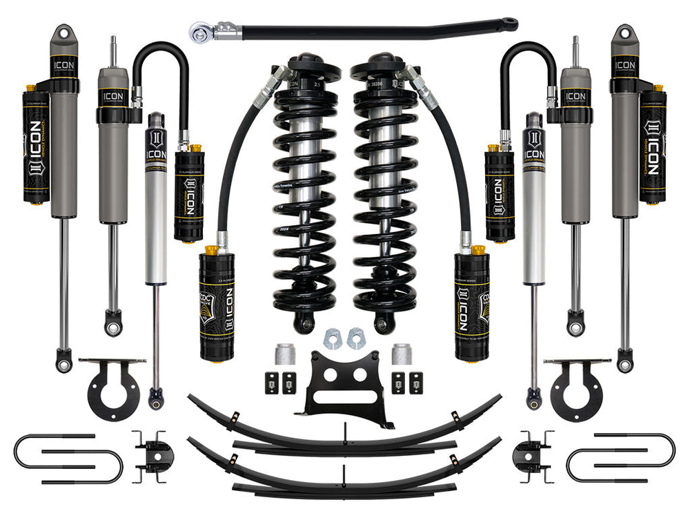 08-10 Ford F250/F350 2.5-3 Inch Lift Stage 5 Coilover System W/ Leaf Springs Icon Vehicle Dynamics