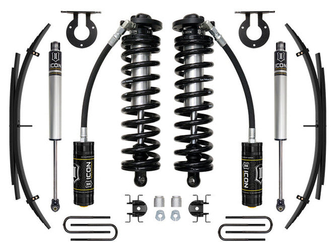 11-16 Ford F250/F350 2.5-3 Inch Lift Stage 1 Coilover System W/ Leaf Springs Icon Vehicle Dynamics