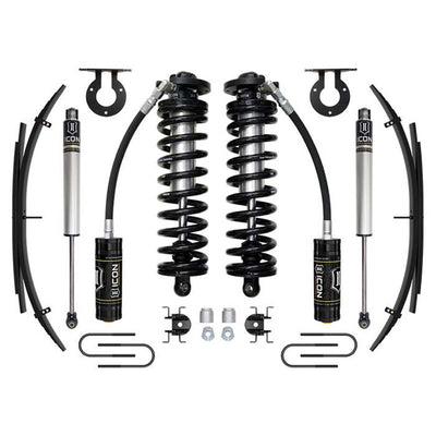 08-10 Ford F250/F350 2.5-3 Inch Lift Stage 6 Coilover System W/ Leaf Springs Icon Vehicle Dynamics