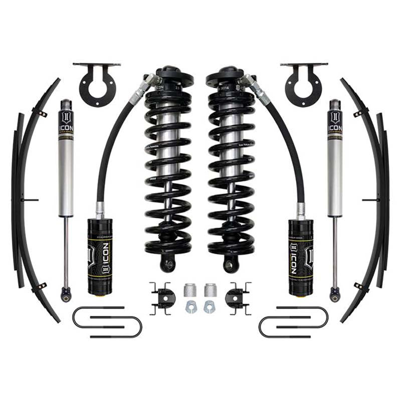 08-10 Ford F250/F350 2.5-3 Inch Lift Stage 6 Coilover System W/ Leaf Springs Icon Vehicle Dynamics