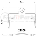 BRAKE PAD SET DISC BRAKE