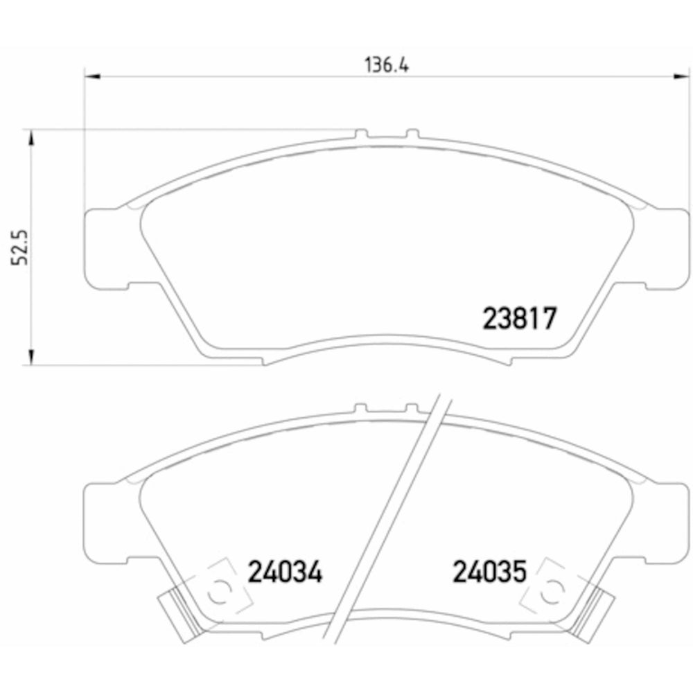 BRAKE PAD SET DISC BRAKE